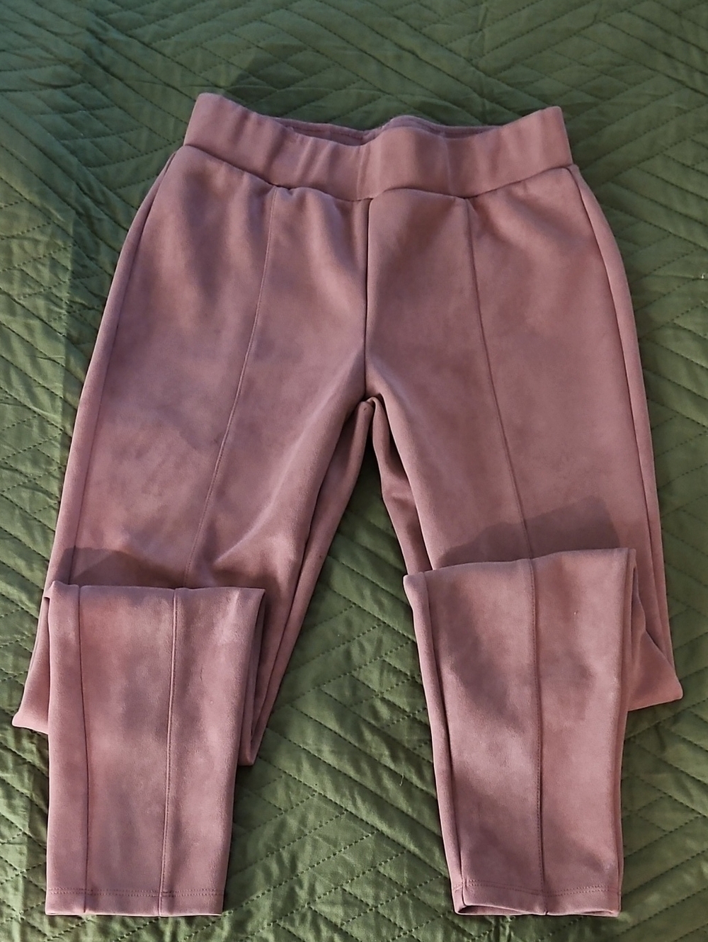 Stoosh Dusty Mauve Ponte Slim Leggings